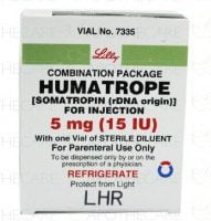 Buy Humatrope (Somatropin) 5mg (15 I.U) Online