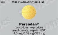 Buy Percodan (Oxycodone & Aspirin) 4.5/325mg online